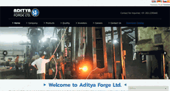 Desktop Screenshot of adityaforge.com