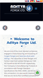 Mobile Screenshot of adityaforge.com
